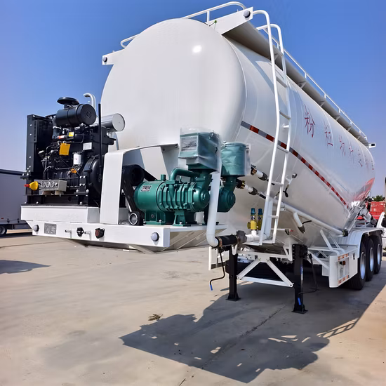 3 車軸 40 立方メートル 40 トン 50 トン トレーラー バルク セメント タンカー